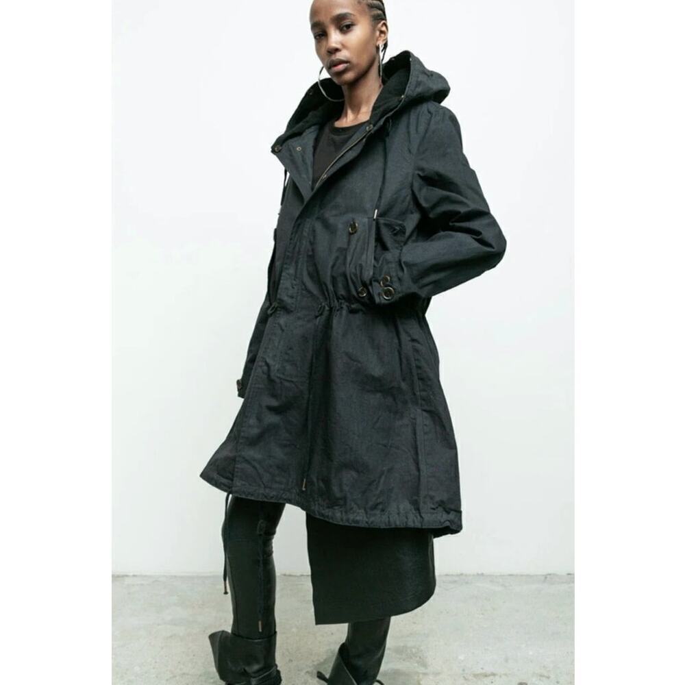 Nicholas K x Free People Byard Waxed Cotton Trench Coat – Size XS Like New